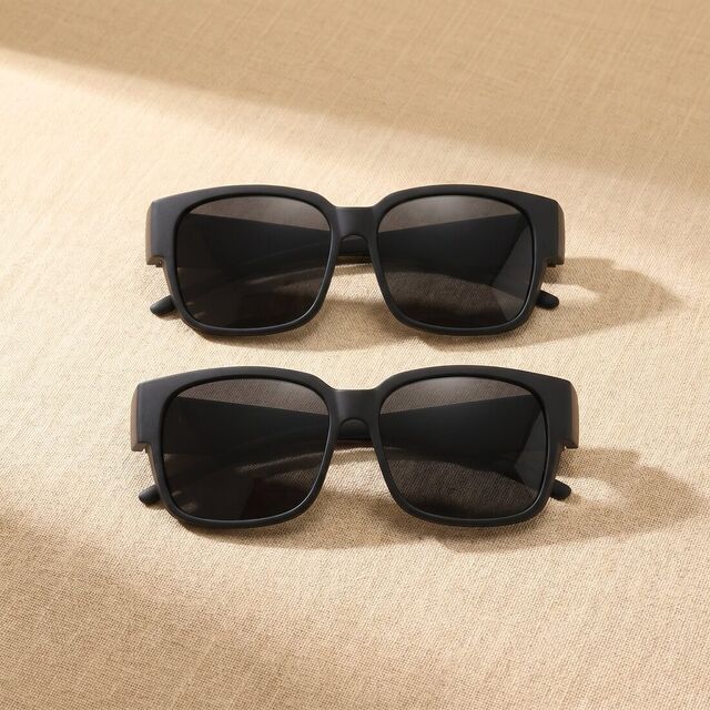 Deux paires de sur-lunettes polarisées Sérénoa